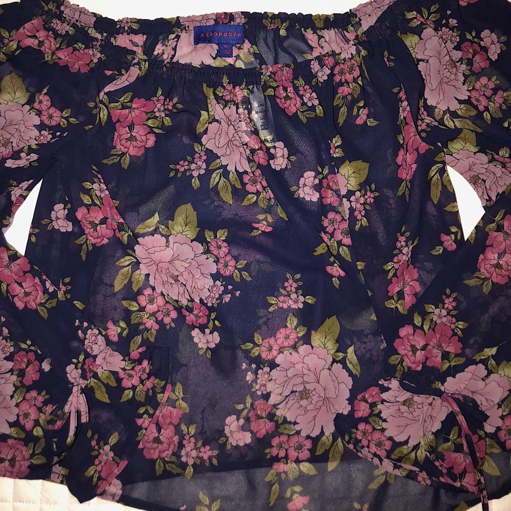 Floral Off the Shoulder Top